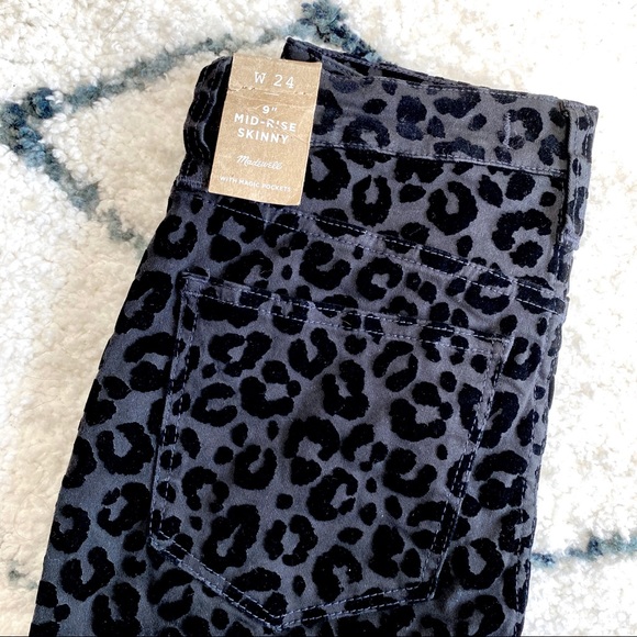 🐆Madewell Leopard Skinny Jeans🐆 - Picture 2 of 9